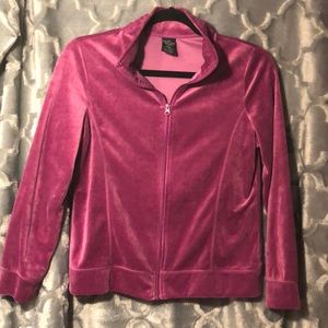 Faded Glory size L velour jacket